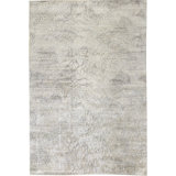Hand-Knotted High-Quality Beige and Green Area Rug