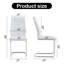 Chaise d'appoint Eshel en blanc / gris-91900236
