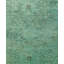 Overdyed Hand-Knotted Wool Modern-Contemporary Green Area Rug 5' 1" x 7' 7"