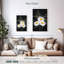 Harnek Daisy Bouquet sur fond noir-108627662