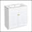 30'' Bathroom Vanity With Ceramic Sink Combo, Free Standing Single Vanity Set With 3 Drawers, Solid Wood Frame Bathroom Storage Cabinet-987736083