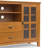 Artisan 53"W Solid Wood Transitional Tall TV Stand for TVs up to 60" with 2 Cabinets, 2 Drawers, and Adjustable Shelves-1813345148