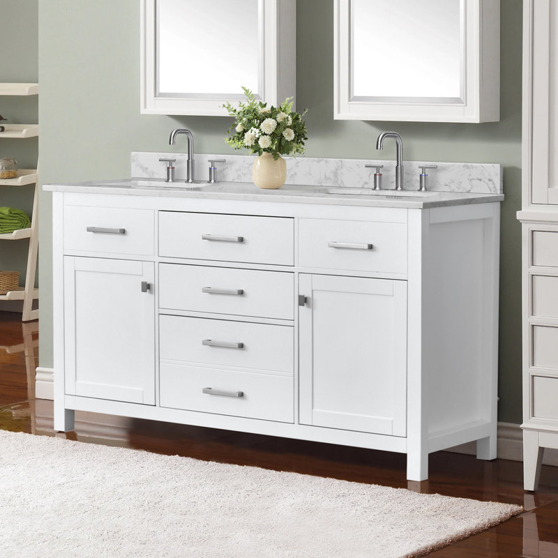 Spindell 60" Double Bathroom Vanity Base Only