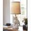 Lampe de table USB en résine Dekeles