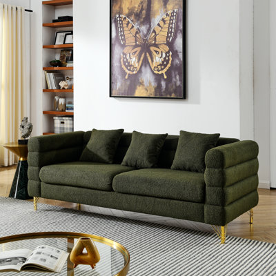 Canapé modulaire de style moderne pour l'intérieur, canapé modulaire 3 places, canapé modulaire en tissu Comfort