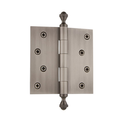 4'' x 4'' Brass Butt Bearing Hinge