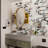 31.5 Inch Surface Mount Round Metal Framed Medicine Cabinet With Mirror And Adjustable Shelves Black Wall Mirror With Storage For Bathroom, Matte Gold-353906738-353906736