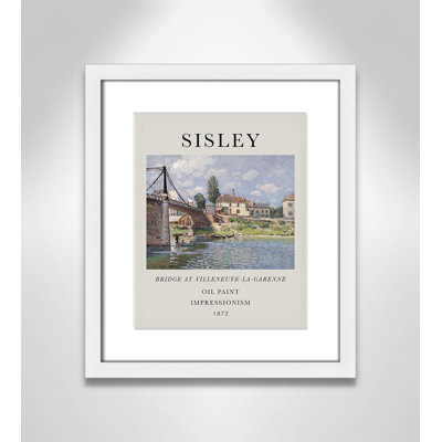 Old Masters Collection "The Bridge at Villeneuve" Print