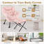 Modern Accent Chair with Folding Footrest and Head Pillow-1321982990
