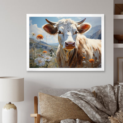 «Cow Pastoral Beauty», reproduction sur toile