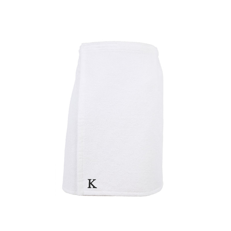 Serviette de bain Lauver, Blanc, K