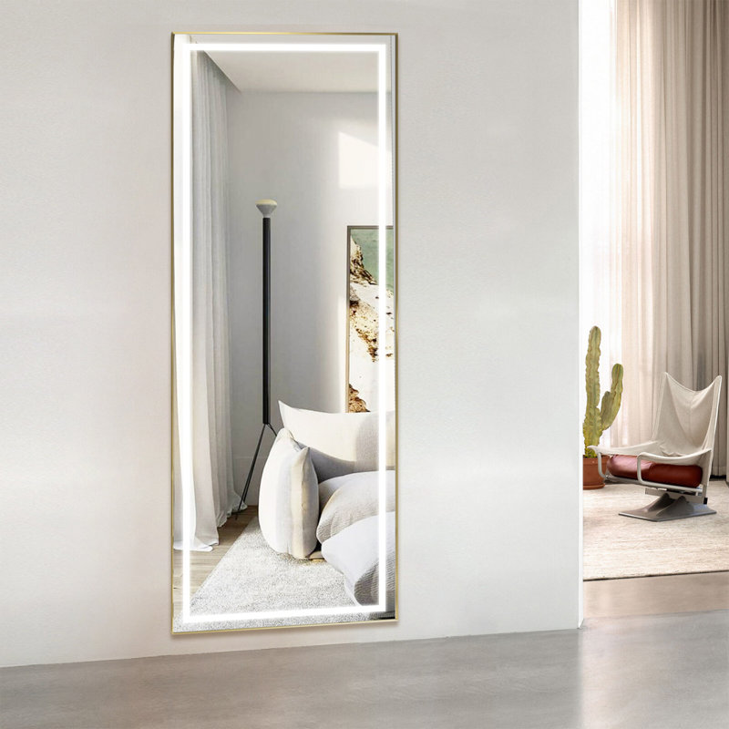 Miroir lumineux pleine longueur, 118 po x 36 po
