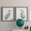 Blue Heron I - ensemble de 2 reproductions d'art sur toile encadrées-595298005-595298004