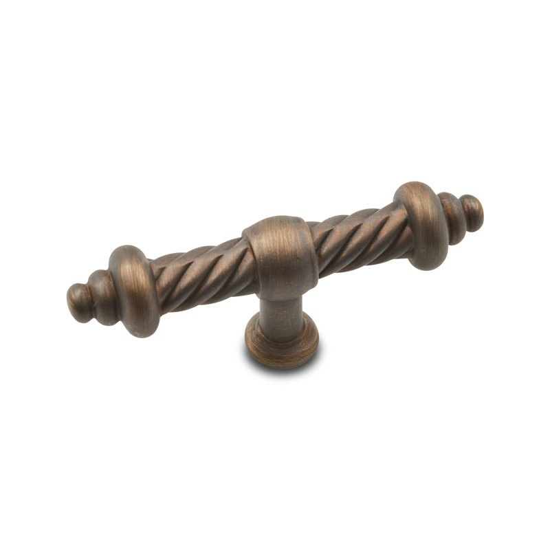 CK Series 3 3/4" Length Bar Knob, Antique English, Large