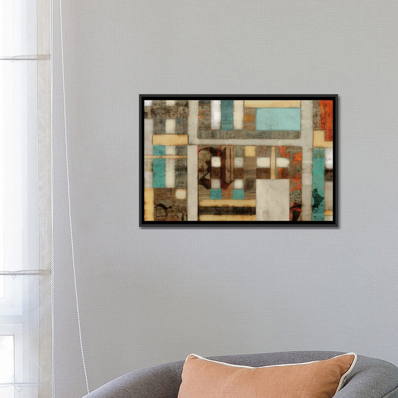 « secret perdu », impression sur toile, H 18 po x l 26 po x P 1,5 po, Toile avec cadre noir, Pas de tapis