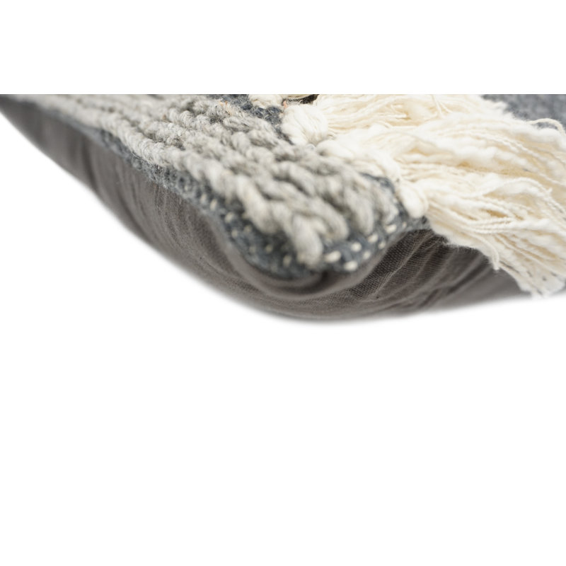 Cotton Blend Throw Pillow
