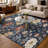 Machine Washable Indoor/Outdoor Chantille ACN2872 Floral Rug-1046230166-1046230253