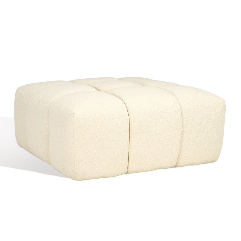 Repose-pieds Haring Boucle, Crème Boucle
