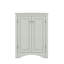 Armoire d'angle triangulaire avec tablettes réglables et portes chics-1696058394