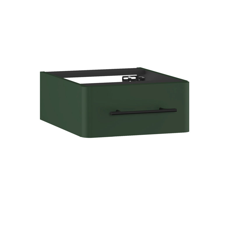 Ashaud Bathroom Storage Cabinet, Conifer Green Supermatt/Black