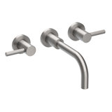 East Linear Wall Mount Bathroom Faucet