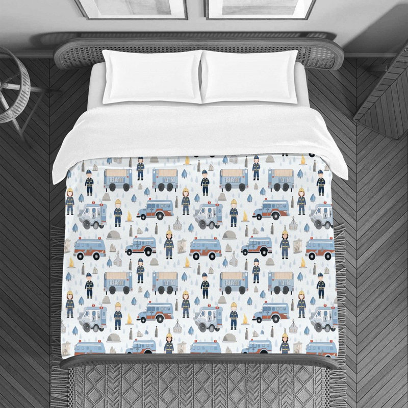 Machine Printed Duvet Cover, Twin Duvet Cover