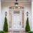 Siena 2-Light Outdoor Hanging Lantern Chandelier with Glass Shade