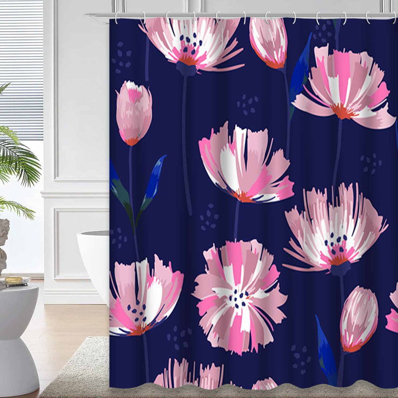 Rideau de douche Dark Garden, 72" L x 78" W