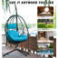 Transformez votre espace avec un confort ultime! Cette chaise à œufs avec support est un chef-d'œuvre polyvalent, parfait pour les espaces intérieurs et extérieurs.-112868987
