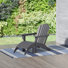 Ensemble de chaise Adirondack en plastique avec repose-pieds Altura