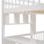 Lit superposé avec bureau, tiroirs et tablettes-245291260