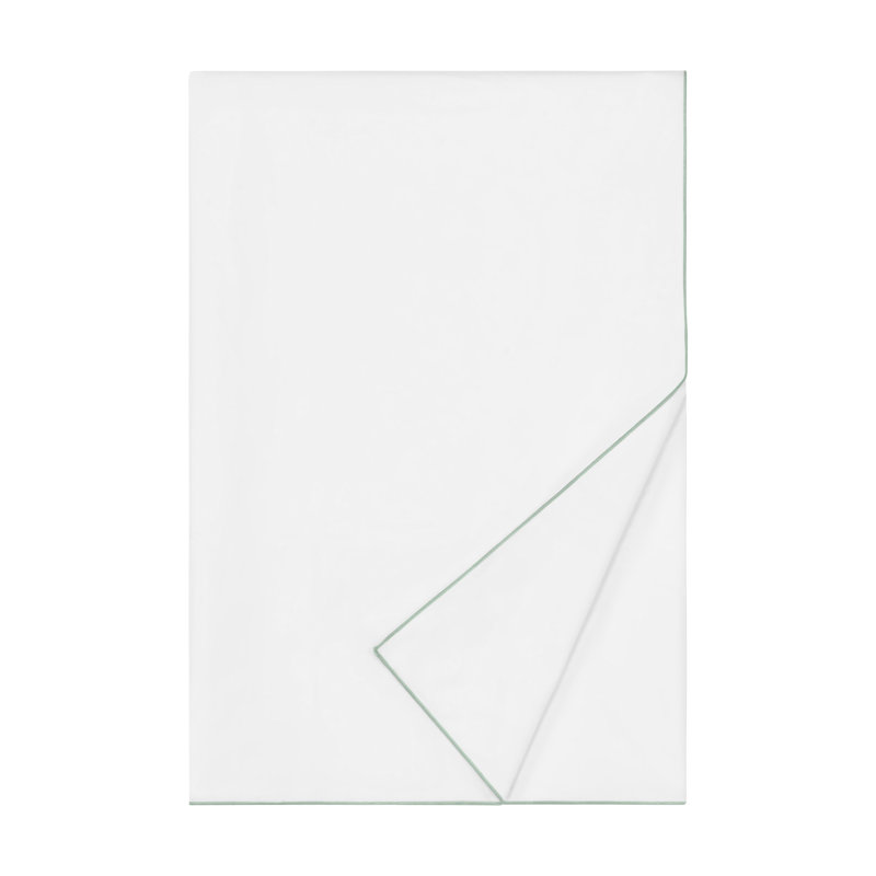 Arlo Duvet Cover, King Duvet Cover, White/Tarragon