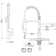 Pull Down Single Handle Kitchen Faucet with Accessories