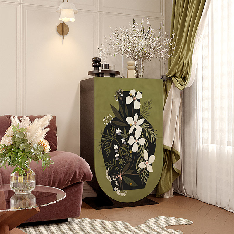 Armoire décorative French Wabi-Sabi