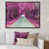 Toile avec cadre flottant noir