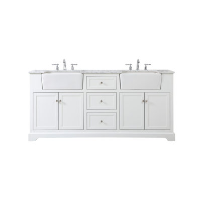 Meuble-lavabo double 72 po Pardue