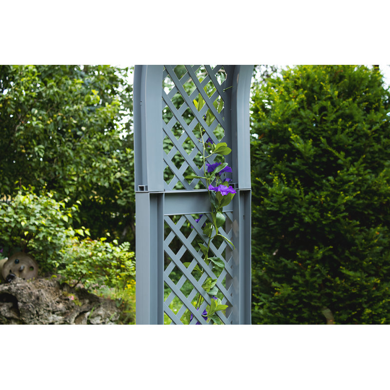 174cm W x 43cm D Arbour in Grey