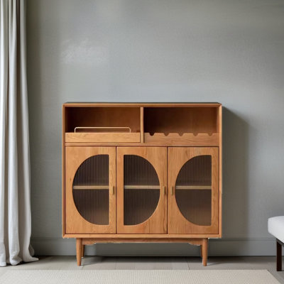 Vintage Large Capacity Accent Cabinet