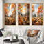 «Birch Woods Autumn Whispers», 3 pièces sur toile-903789384-903789399