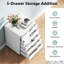 49 cm W 5 -Drawer Filing Cabinet-992815504