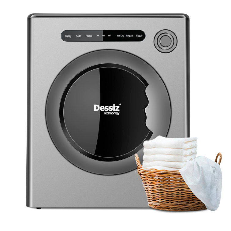 Black+Decker 4.4 Cu.Ft. Stackable Smart Electric Dryer with