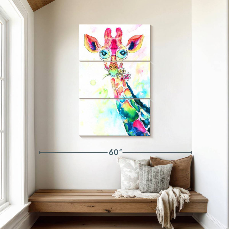 Brampt Giraffe Suitor, 45" H x 28" W