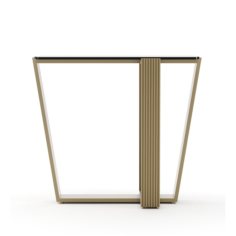 Counter Balance Glass End Table