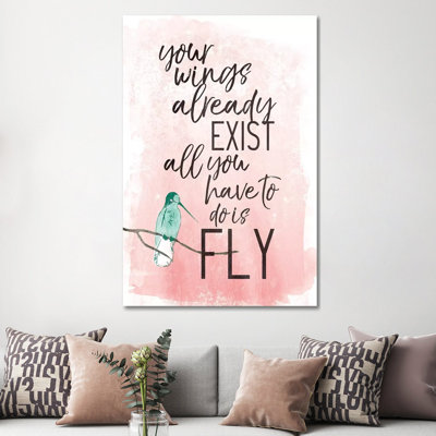 Fly by Mlli Villa - Print on Canvas