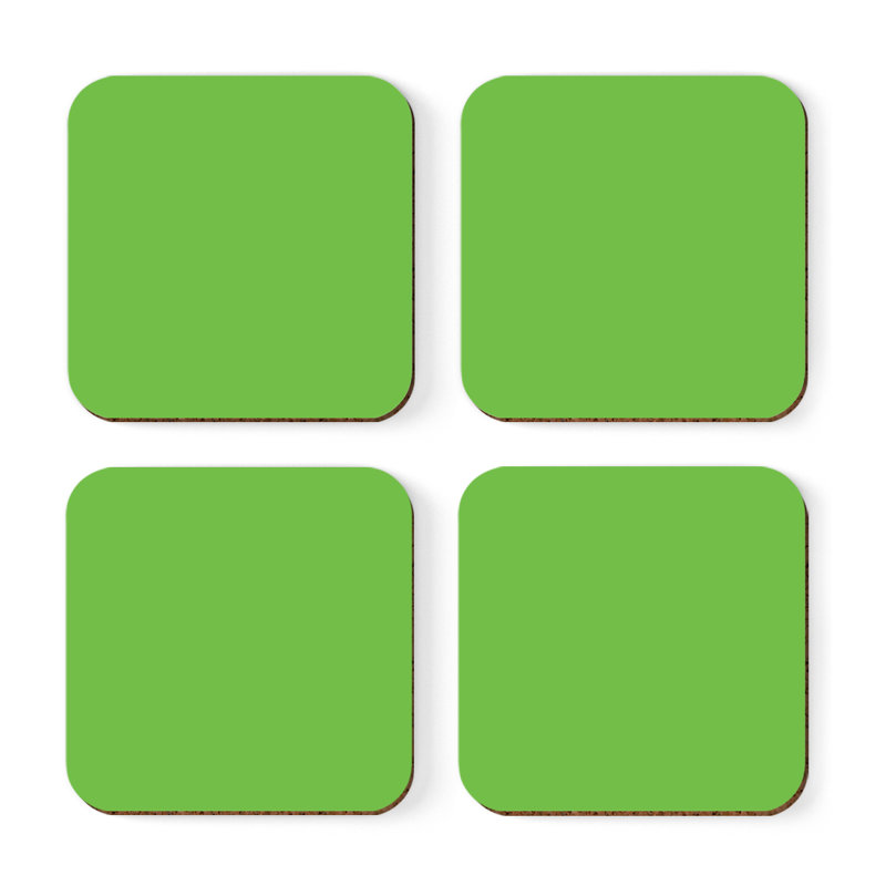 Sous-verre café, Vert kiwi