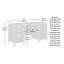 Bureau d'ordinateur avec rangement multiple