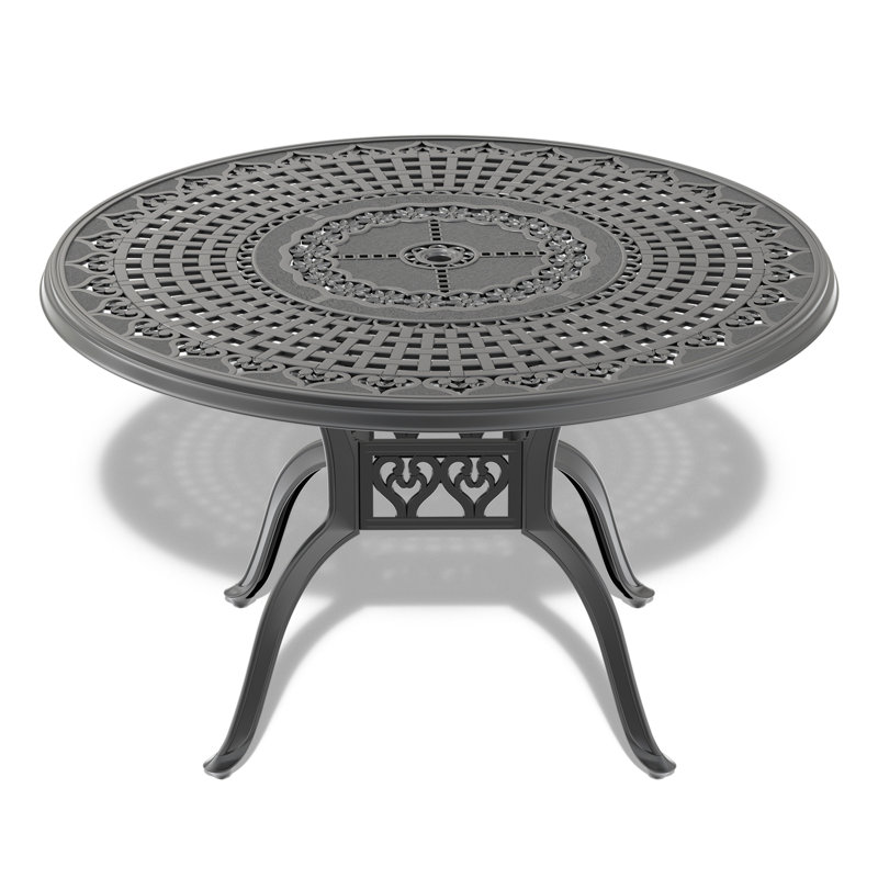 Cast Aluminum Patio Dining Table