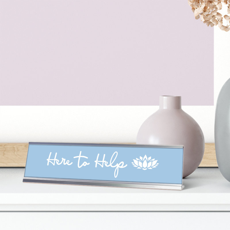 Enseigne de bureau Lotus