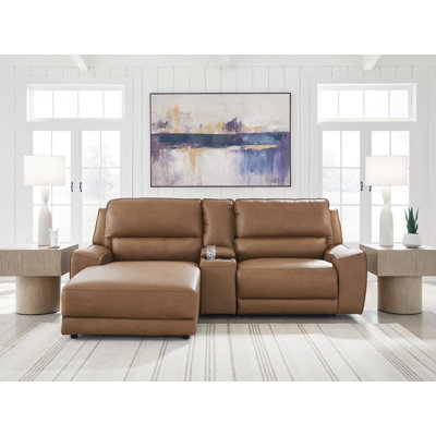 Posey 3-Piece Power Reclining Sectional With Chaise