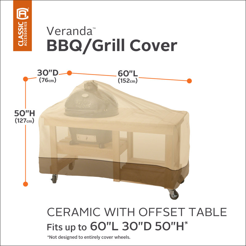 The Twillery Co.® Paulding 60'' W x 30'' D Grill Cover